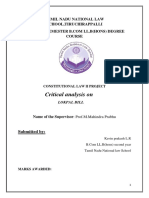 Critical Analysis On: Tamil Nadu National Law School, Tiruchirappalli Course