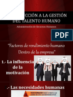 Introducción A La Gestión Del Talento Humano