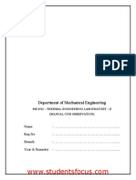 Me 6512 Thermal Engineering Lab Manual 2013 Regulation