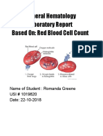 Lab Report 1 (Hematology)