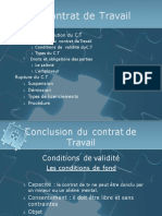 Présentation de Contrat de Travail