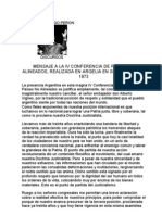 Perón-Discurso en Argelia 1973