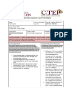 UMF Secondary Education Lesson Plan Template