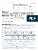 House of The Rising Sun - Yt Vocal PDF