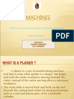 Planer Machine