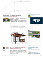 Como Hacer Un Pergola