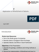 Case Study MineSched at Sebuku