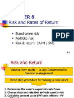 Risk and Rates of Return: Stand-Alone Risk Portfolio Risk Risk & Return: CAPM / SML