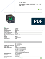 Zelio Electromechanical Relays - RUMC31F7 PDF