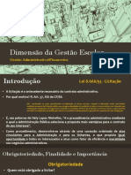 Dimensão Da Gestão Escolar - Gestão Administrativo Financeira - GERAL