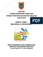 Kisi Kisi Web Design Development Lks Provinsi Kalsel 2018