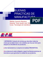 Buenas Practicas de Manufactura