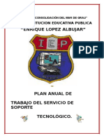 Plan Anual de Trabajo Soporte Tecnologico JEC MINEDU Aurelio Cardenas