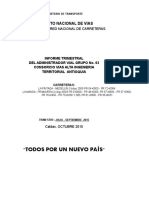 3.trimestral Julio - Septiembre 2015, G 03 Antioquia, Consorcio Vias Alta Ingenieria