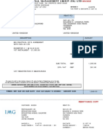 Feastival 2019 Invoice