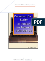 Comment Ecrire Et Publier Sur Internet