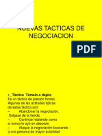 Nuevas Tacticas de Negociacion