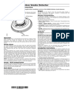 Detector de Humo Inalármbrico - WS8916 - ESP