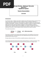 The NO2-N2O4 Equilibrium