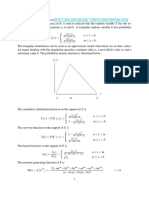 F A M X B.: Triangular Distribution (From