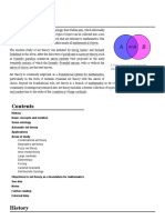 Set Theory: A Venn Diagram Illustrating The Intersection of Two Sets