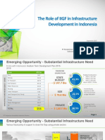 The Role of IIGF in Infrastructure Development in Indonesia