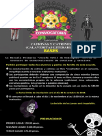 Convocatoria Calaveritas Cristobal Hidalgo