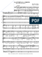 Partitura de ABRI AS PORTAS A CRISTO (Hino Ao Beato João Paulo II) PDF