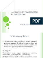 Alteraciones Fraudulentas en Documentos