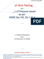 Pressure Vessel Design Philosophy