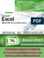 3 Guia Practica de Microsfot Excel 2007 Completa 2014 Nivel Avanzado Practicas PDF