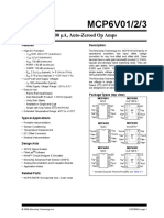 MCP6V01/2/3: 300 A, Auto-Zeroed Op Amps