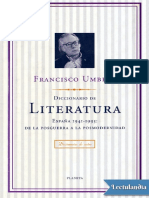 Francisco Umbral - Diccionario de Literatura PDF