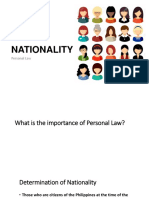 NATIONALITY and Domicile