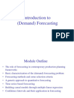 Introduction To (Demand) Forecasting