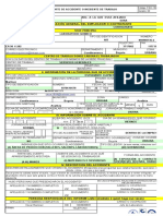 Formato para Reporte Interno Accidente de Trabajo