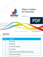 Wipro Limited-An Overview: Deck Expiry by 05/15/2014