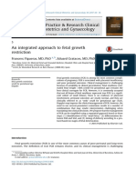 An Integrated Approach To Fetal Growth Restriction