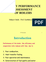 Energy Performance Assessment of Boilers: Subject Guide: Prof. Karthikeyan A.K