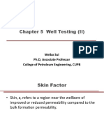 Chapter 5 Well Testing (II) : Weibo Sui PH.D, Associate Professor College of Petroleum Engineering, CUPB