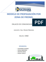 Modelo de Propagacion Por Zona de Fresnel - Almeida - Berrones - Coello - Erazo