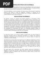 Administración Pública en Guatemala