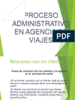 Proceso Administrativo de Una Agencia de Viajes