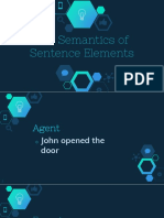 Linguistics Simplified Semantics