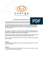 CSR Policy Edc