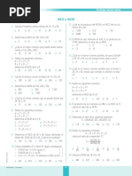 MAT2P - U1 - Ficha Nivel Cero MCD y MCM PDF