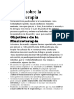 Ensayo Sobre La Musicoterapia