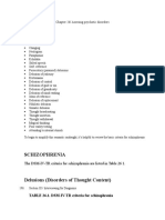 Schizophrenia: Chapter 26/ Assesing Psychotic Disorders