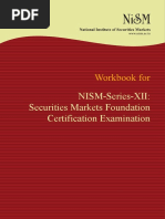 NISM Series XII Securities Markets Foundation Workbook February 2018