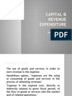 Capital & Revenue Expenditure